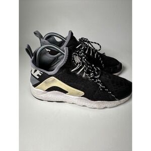 NIKE Air Huarache Run Ultra SE Athletic Running Shoes Black Women's 8.5